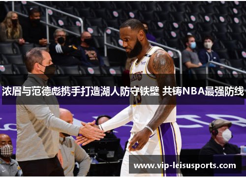 浓眉与范德彪携手打造湖人防守铁壁 共铸NBA最强防线